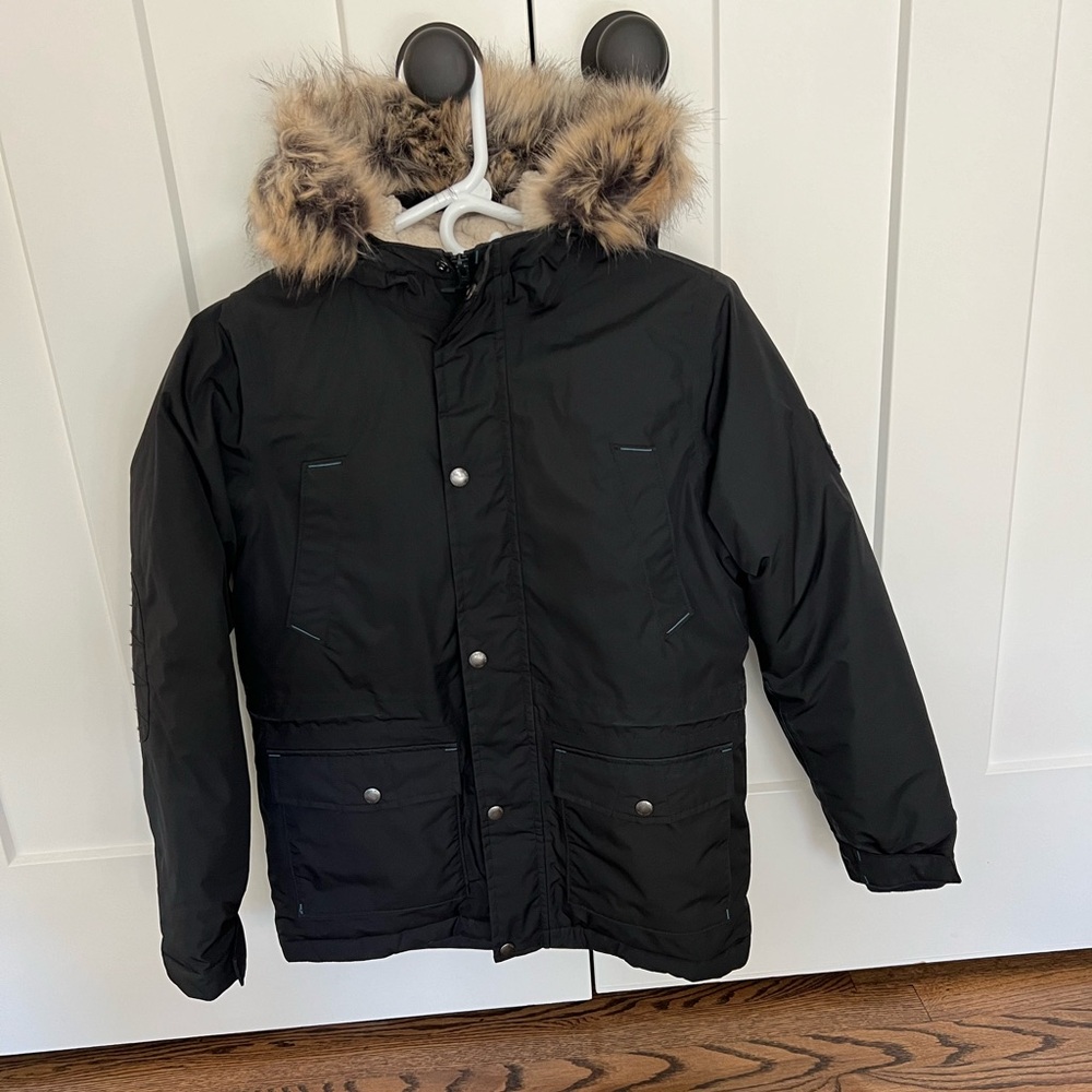 Kids Lands End Expedition Waterproof Winter Down Parka, gently used, size M